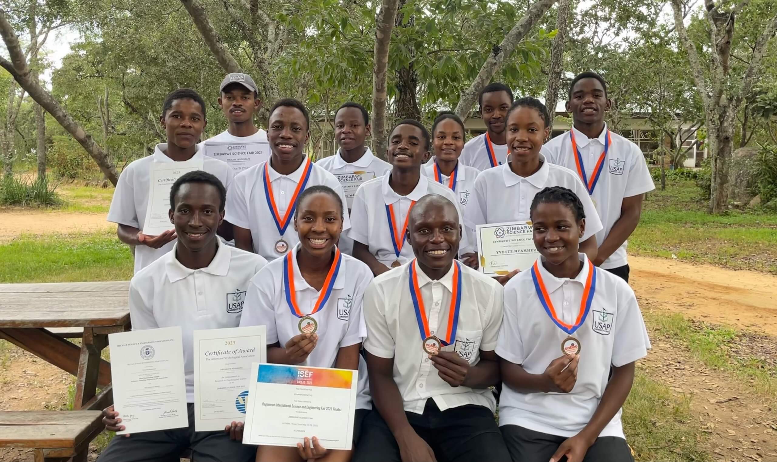 USAPCS Students Sweep Awards at Zimbabwe Science Fair
