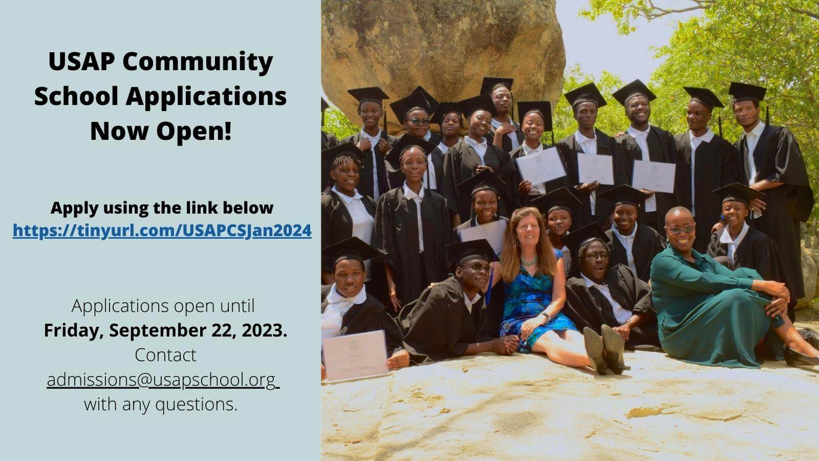 USAP Community School Applications Open!